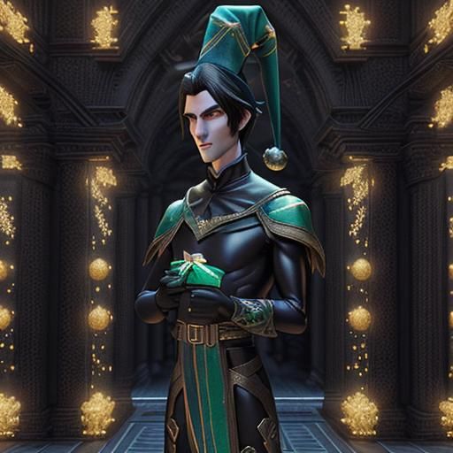 Hyperdetailed Christmas Elf in Pixel Art Style