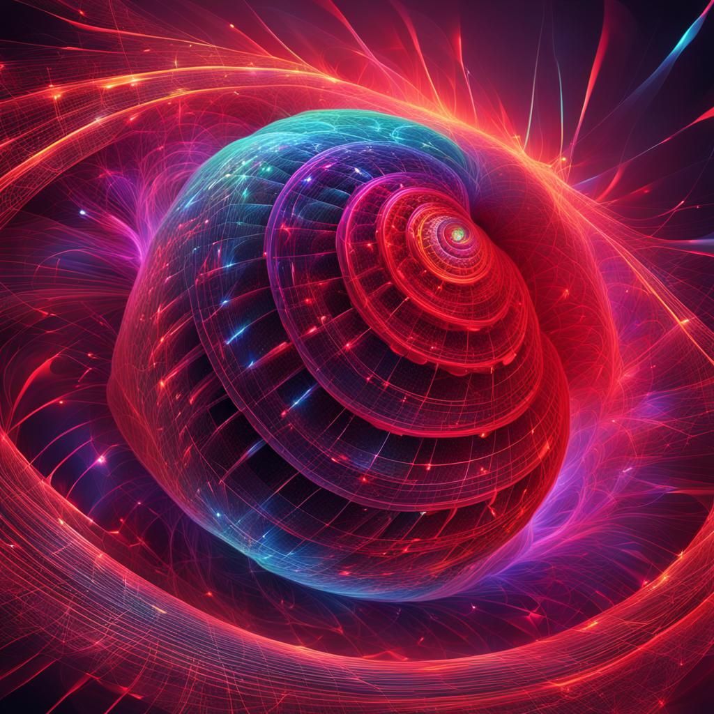 Magical Red Thread Fractal Guiding to Future