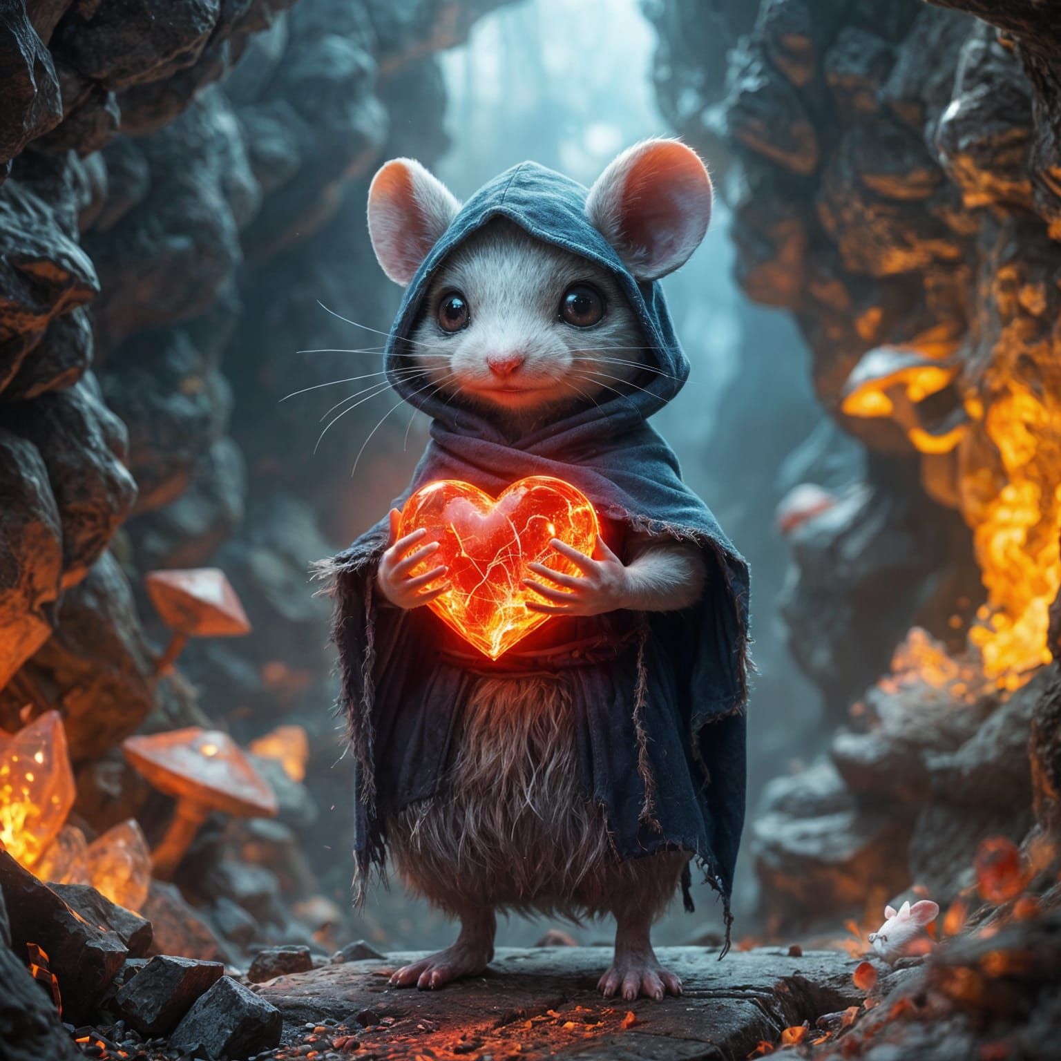 Adorable Mouseketeer Merchant in Enchanted Cavern