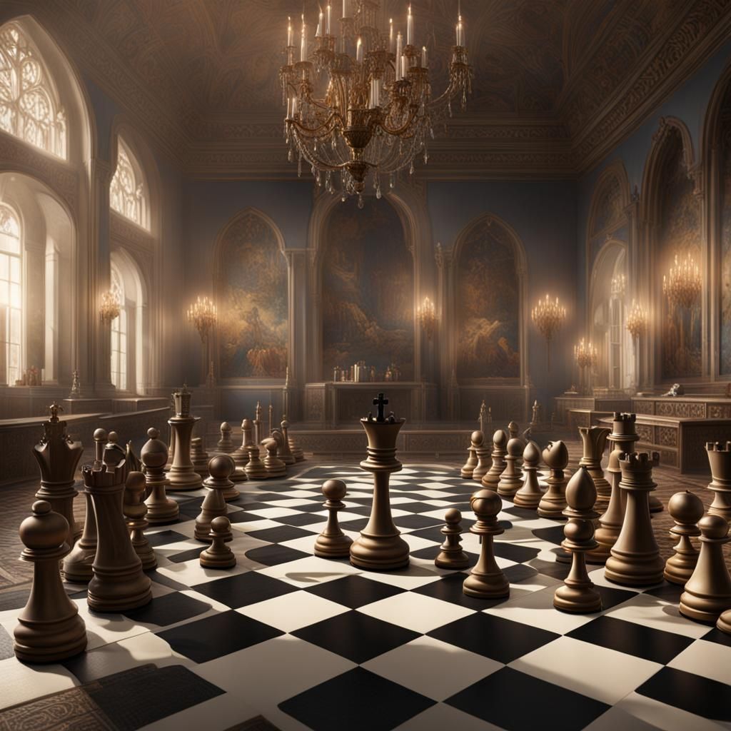 Queen's Revenge in Modern Chess: Matte Painting