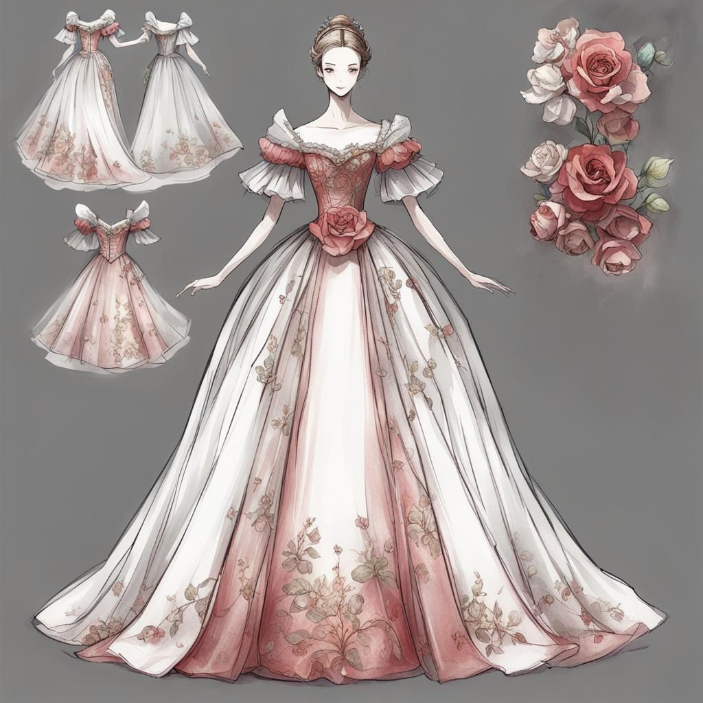 ball gown concept art