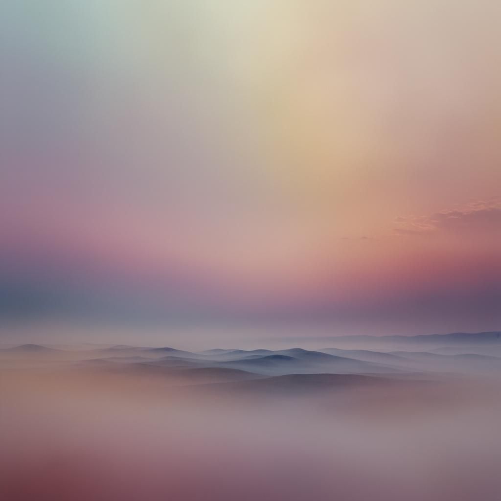 Ethereal Rothko-Inspired Digital Art in Macro Photography