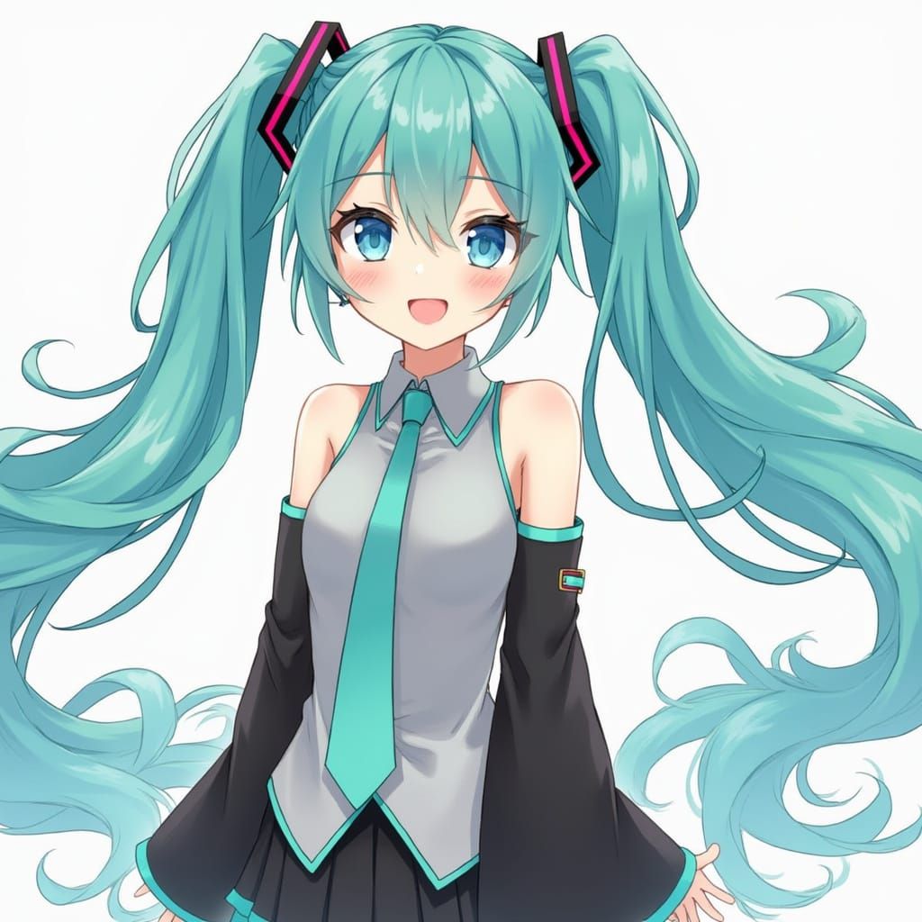 AI Generated Image of Miku
