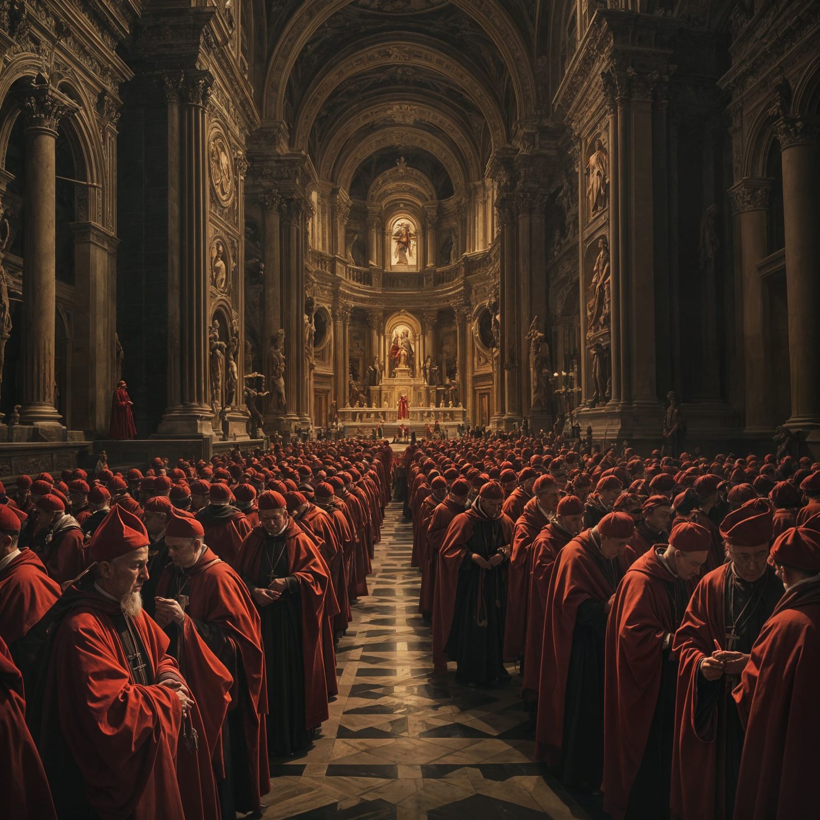 Catholic Cardinals in Cinematic Renaissance Splendor