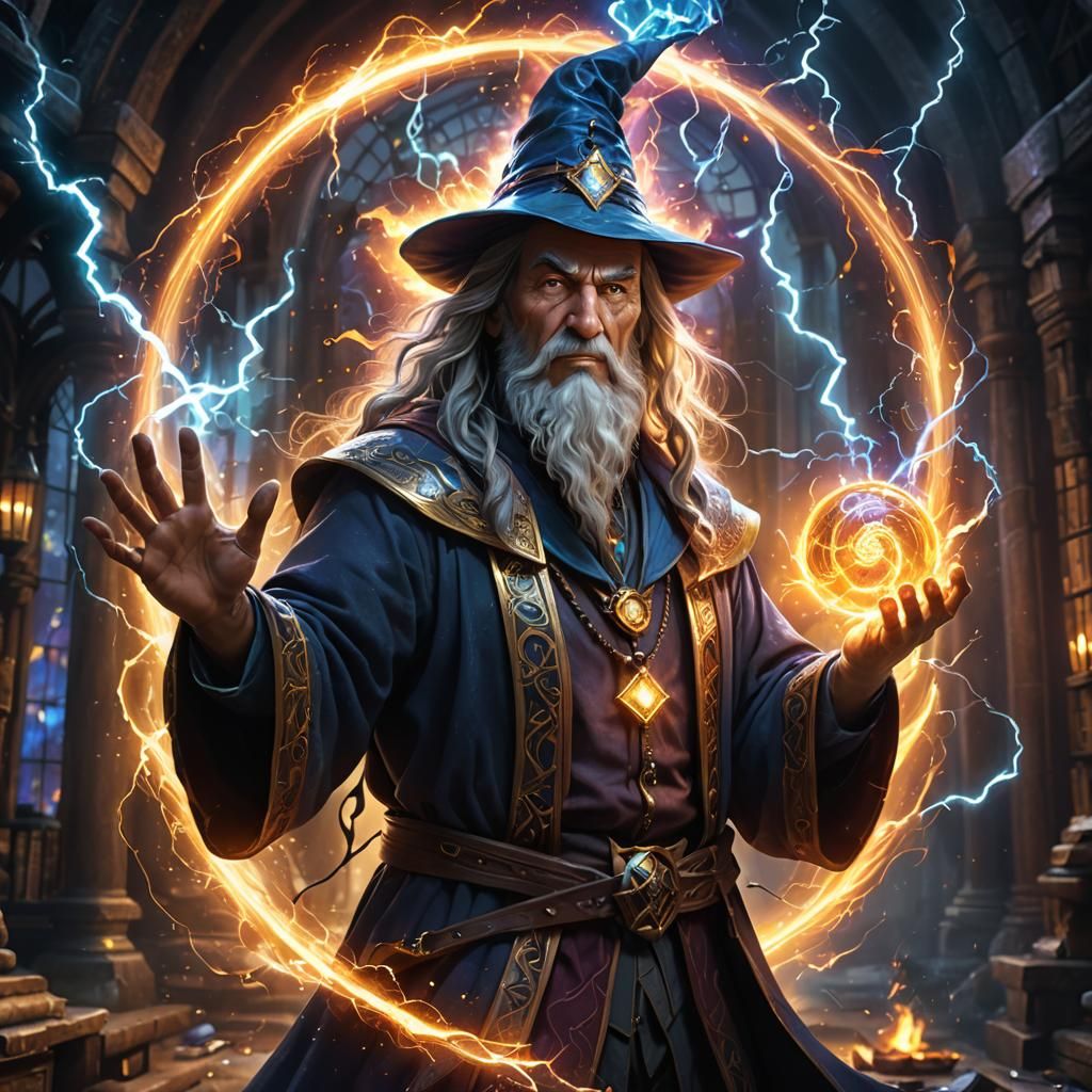 Wizard and Apprentice's Magical Transfer