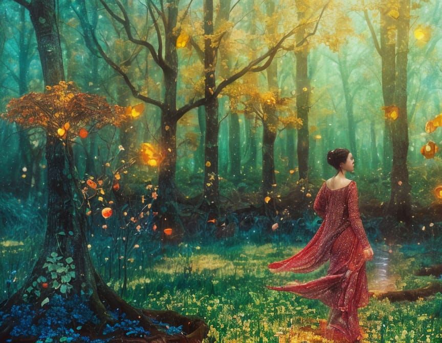 Luminous Promise: A Fusion of Photography and Pointillism