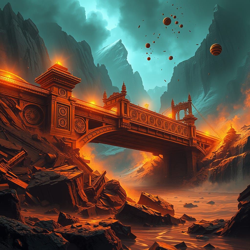 Dramatic Bridge Collapse in Catastrophic Mudslide