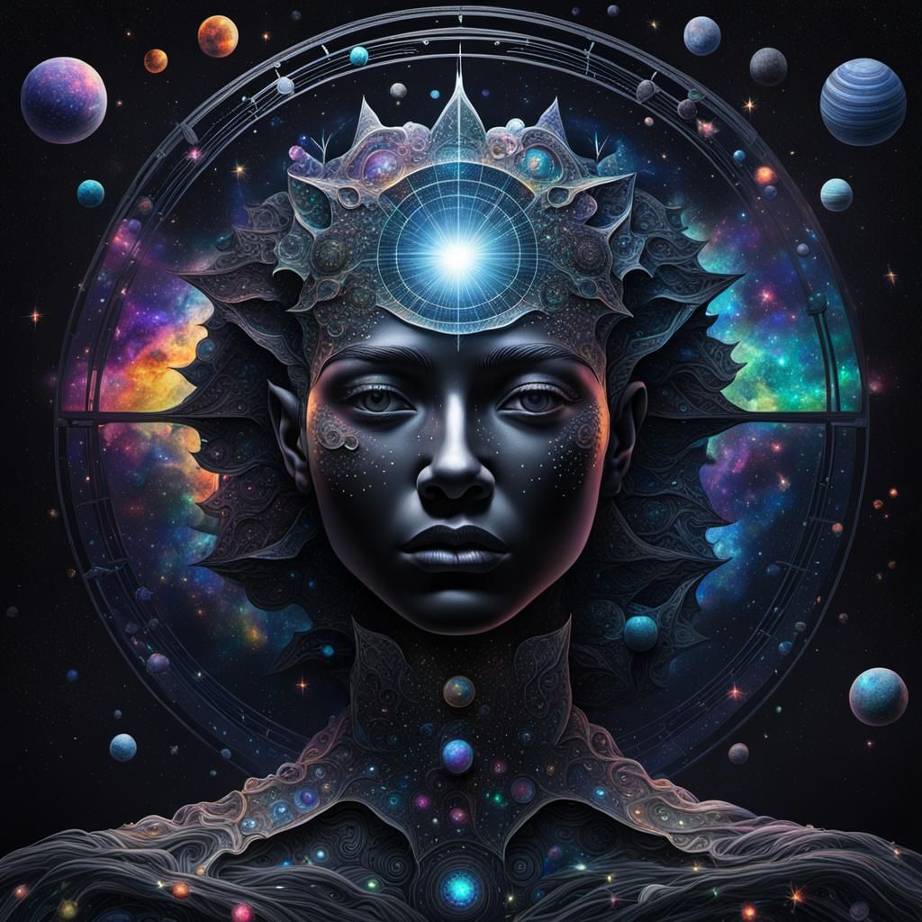 Holographic Black Universe in Astral Cosmic Style