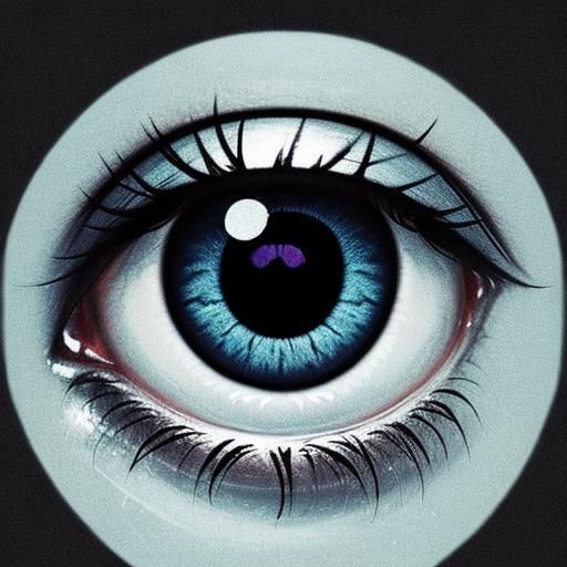 Menacing Ghost Reflected in an Eye