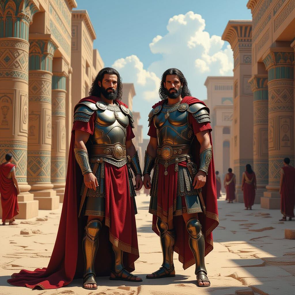 Alexander and Hephaestion in Ancient Babylon