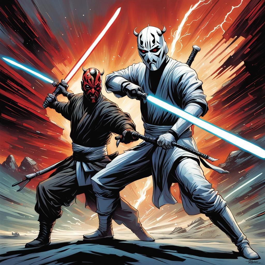 Epic Comic Battle: Storm Shadow vs Darth Maul
