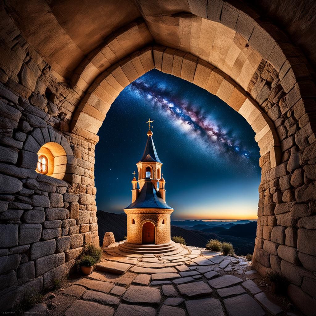 Stork Delivers Baby Near Picturesque Bell Tower