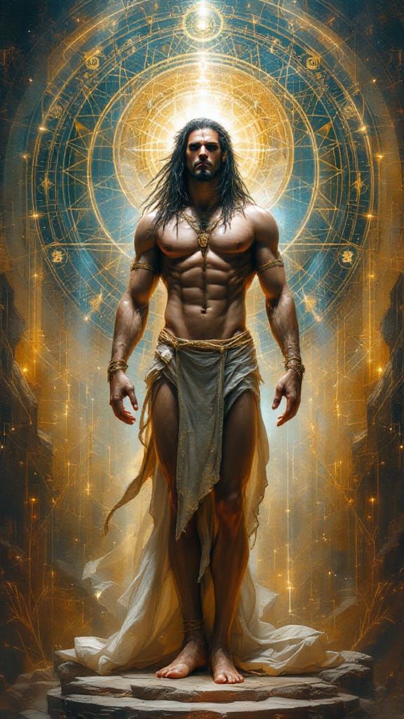 Thoth the Atlantean in Sacred Geometry Setting