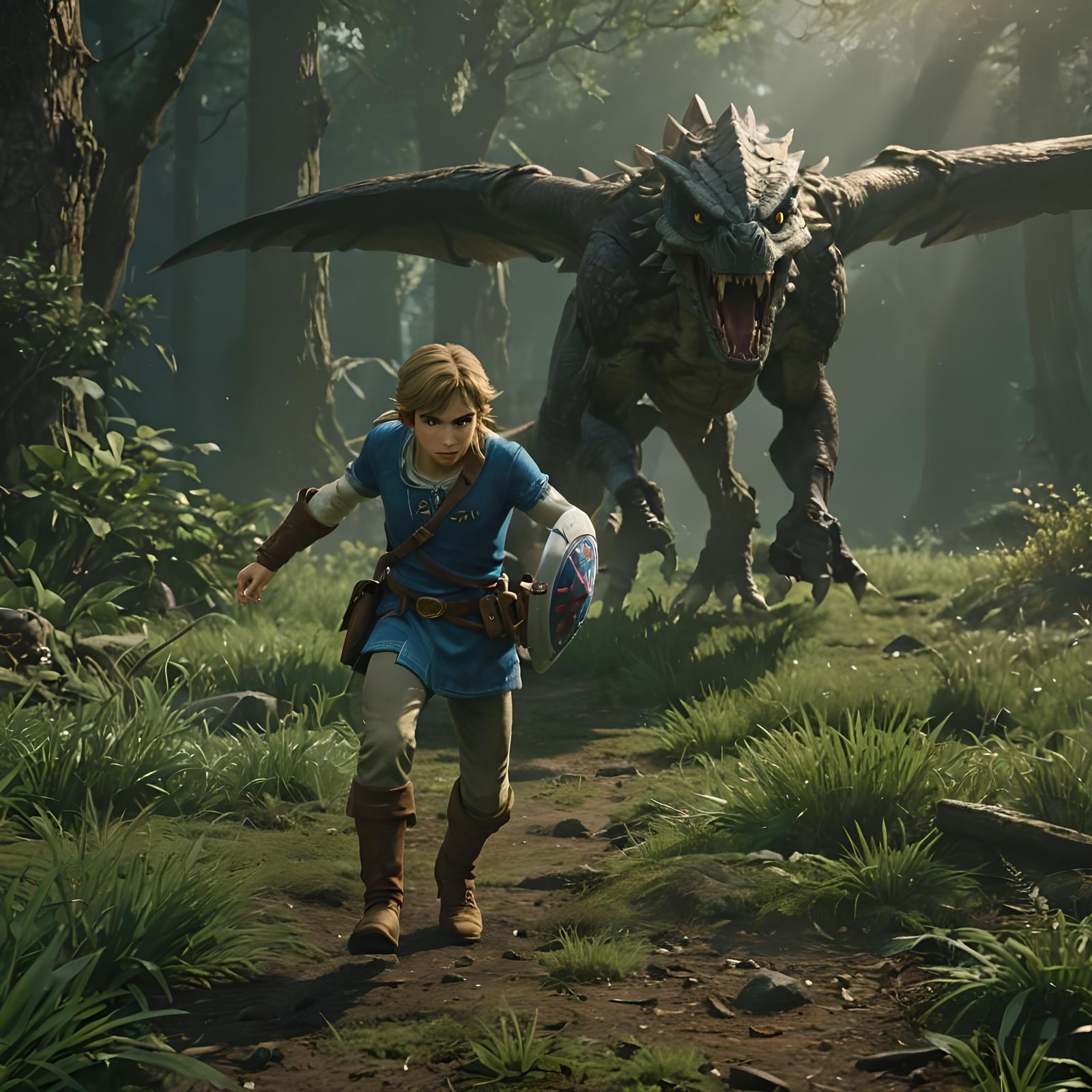 Legend of Zelda: Dramatic Cinematic Film Still
