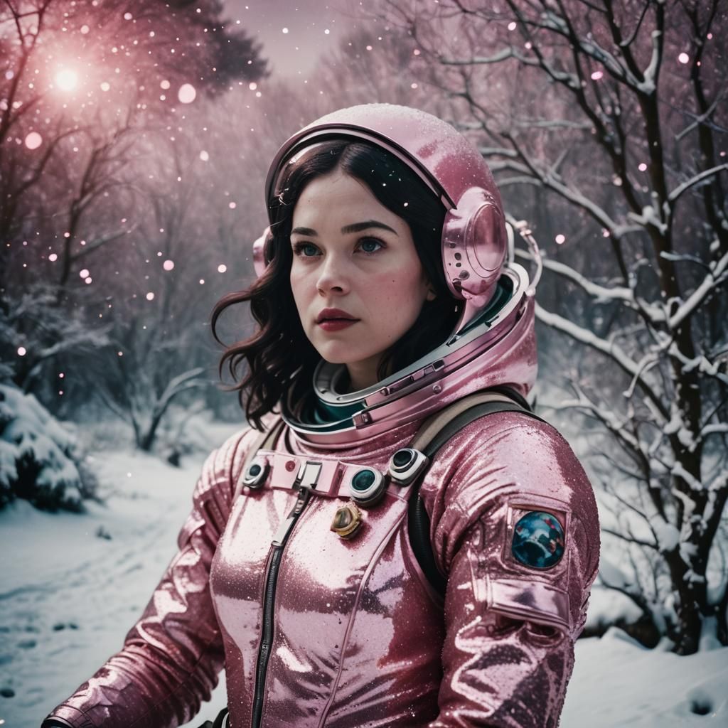 Snow White as Space Mermaid Cosmonaut