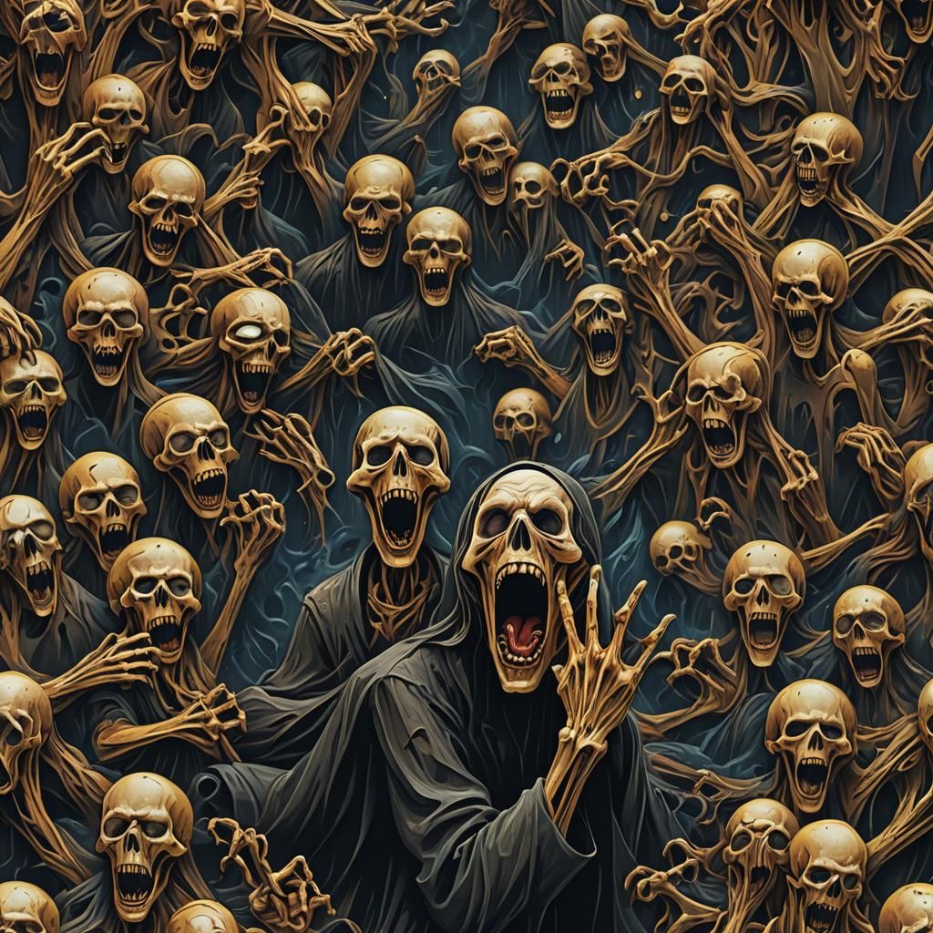The Scream: Detailed Fantasy Concept Art