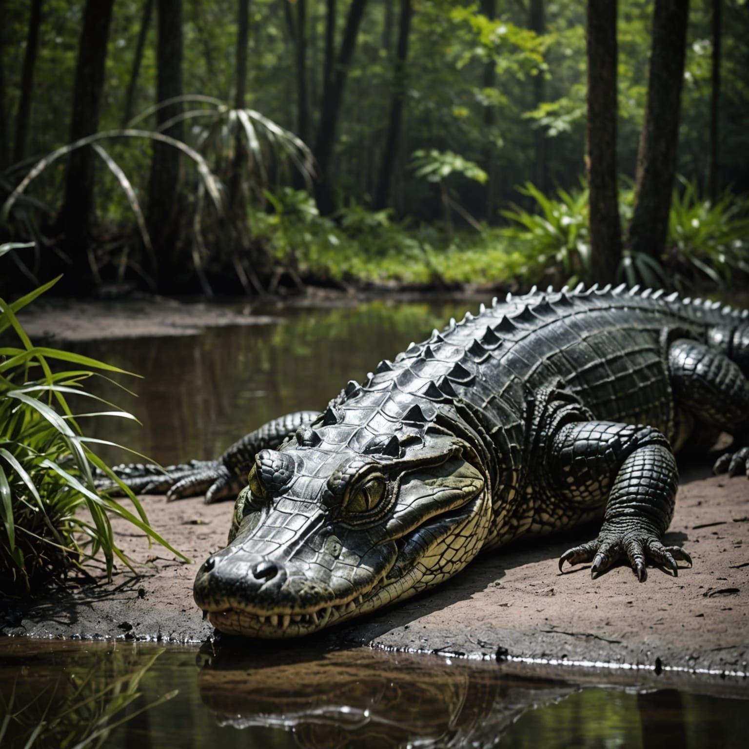 Eerie Crawling Alligator