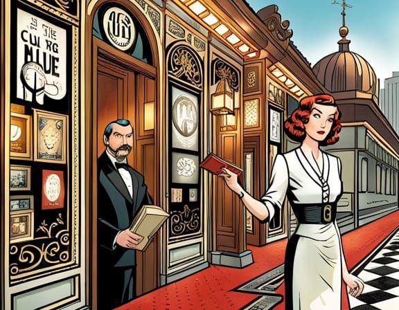 Clue Reimagined: An Art Nouveau Graphic Novel