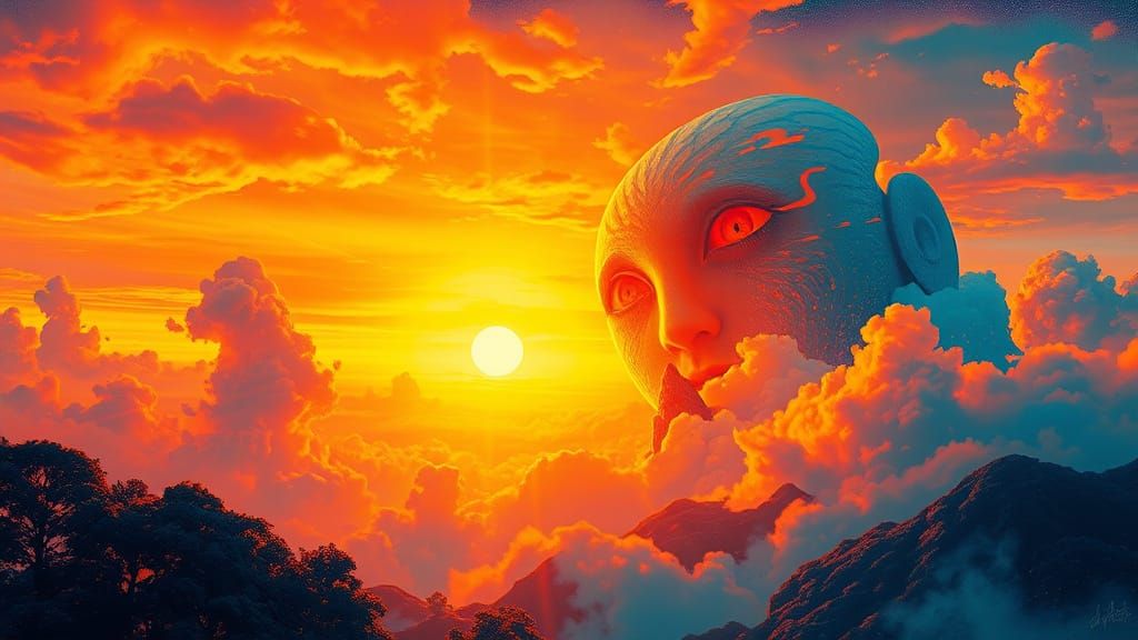 In the heart of the sunrise t hat's look to you.