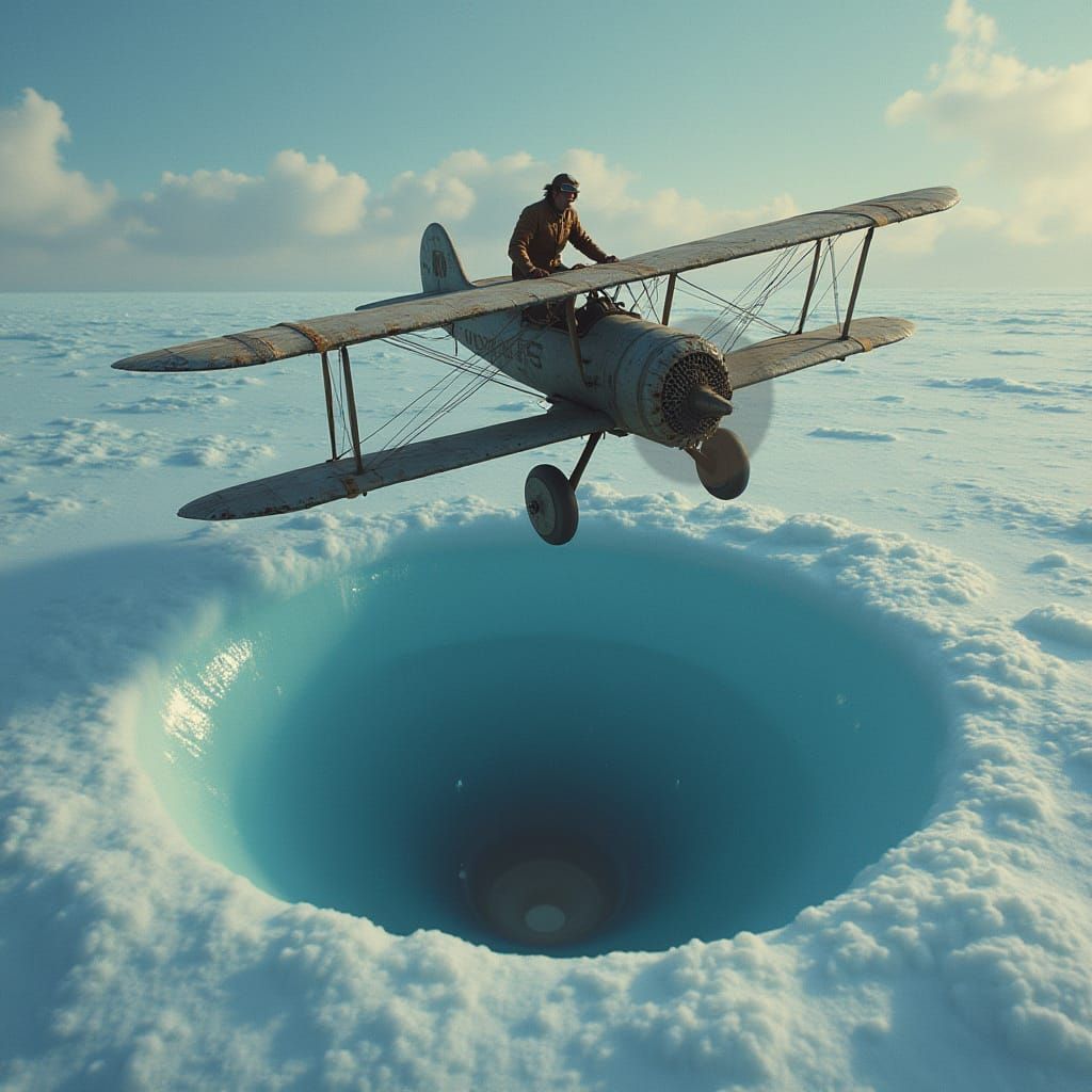 Arctic Biplane Plunges Into North Pole Vortex