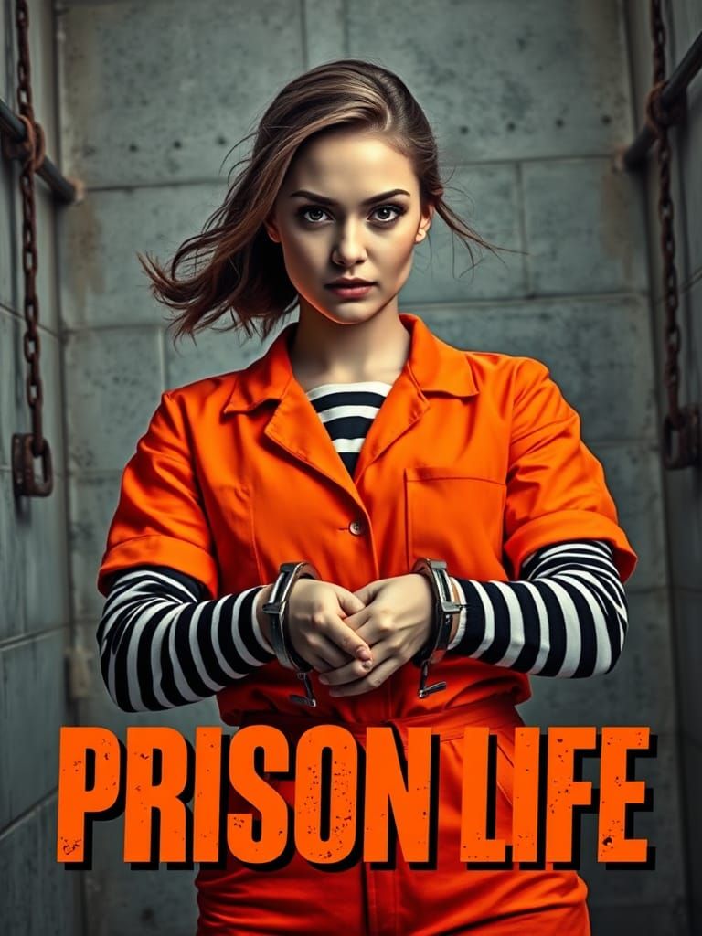 Prison Life: Gritty Graphic Novel Poster