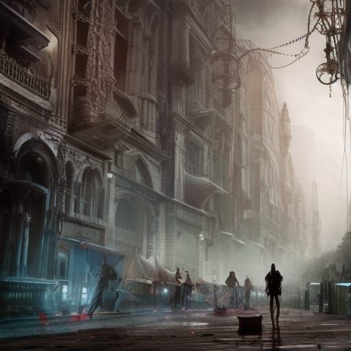 Epic Day Z Cinematic Digital Matte Painting