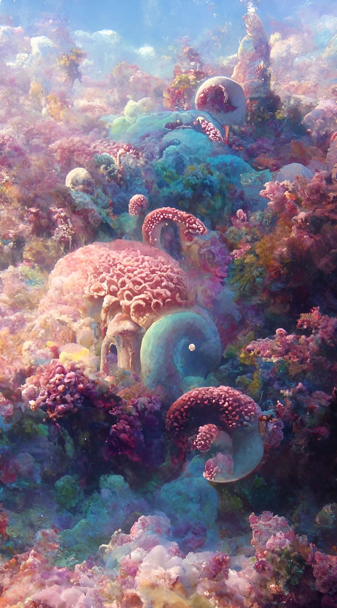 Underwater Coral Reef in Octopus's Garden
