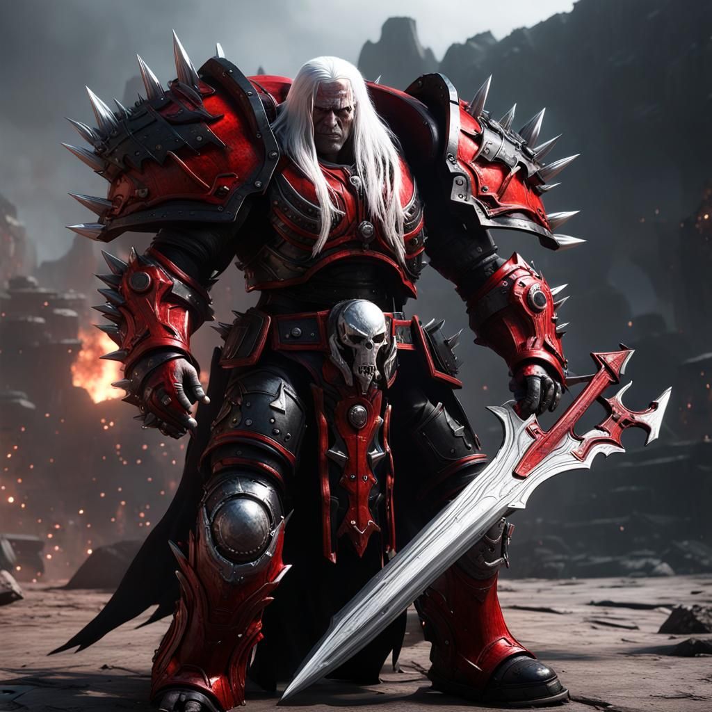 Knull as Chaos Space Marine in 3D