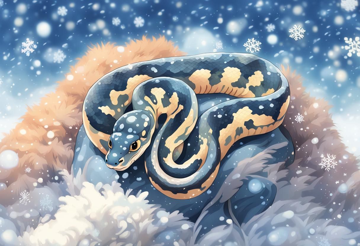 Snowflake Python in Anime Key Visual Style