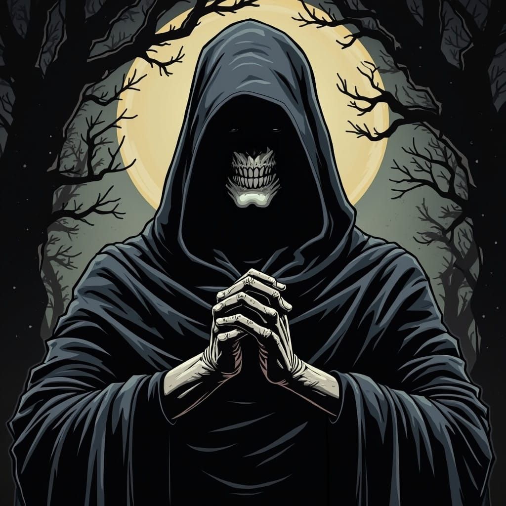 Dark Fantasy Hero in Filmation Animation Aesthetic