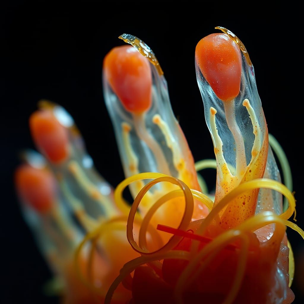 Salad Fingers in Contrasting Film Noir Gouache