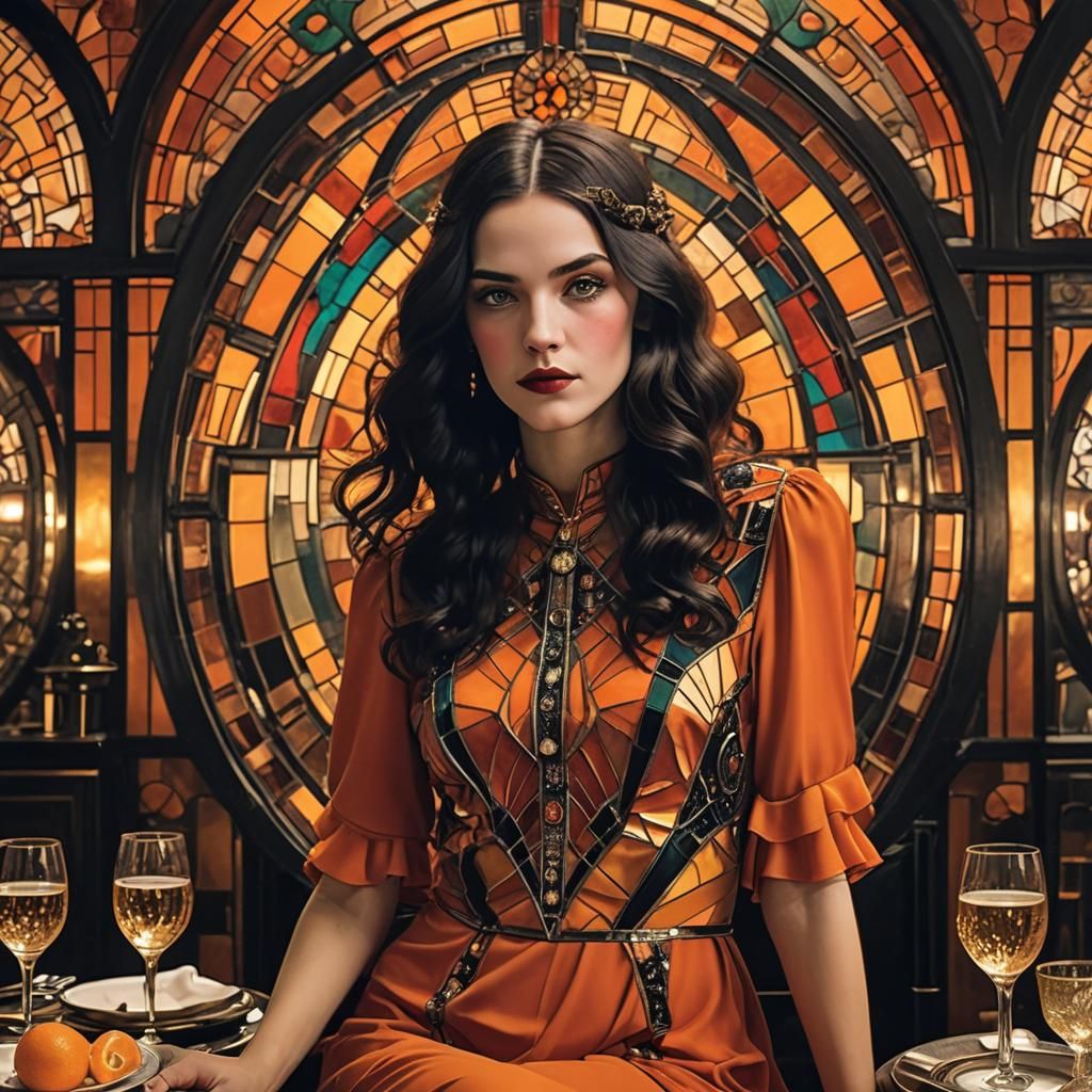 Art Deco Christmas Dinner with Jugendstil Flair