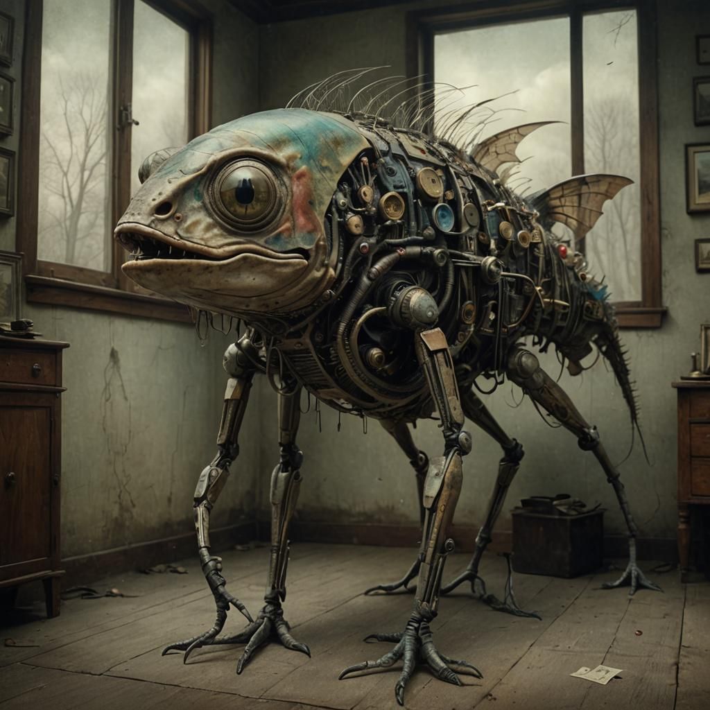Exotic Alien Creatures in Hyperrealistic Surreal Photography