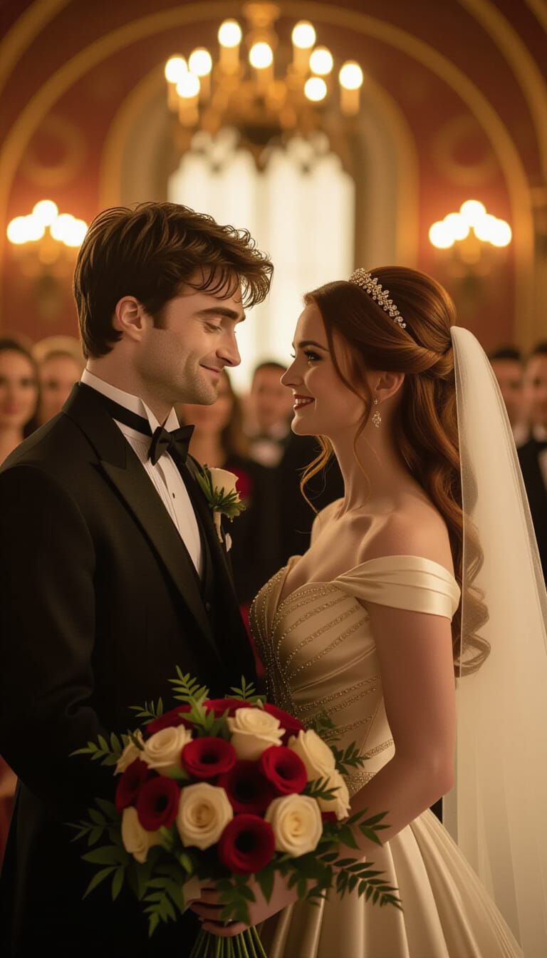 Cinematic Wedding Vows with Daniel Radcliffe and Bonnie Wrig...
