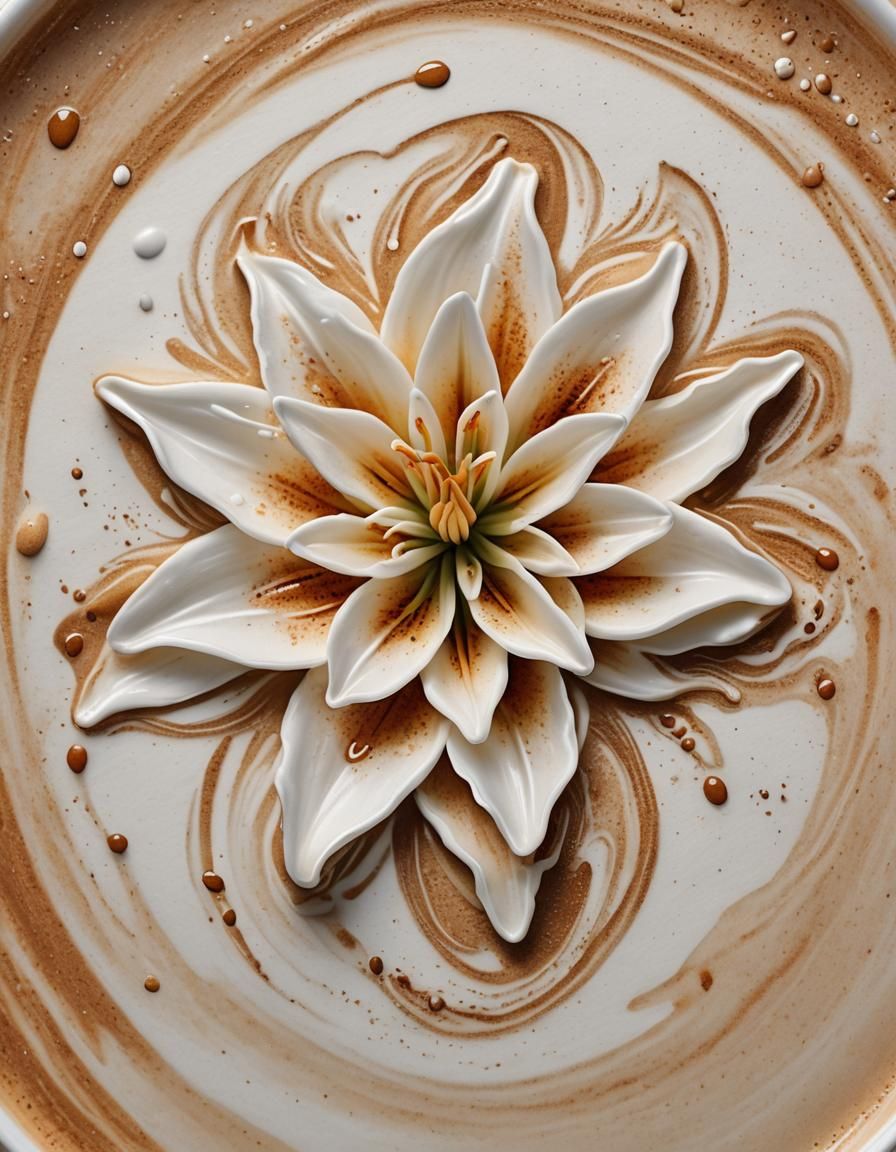 Ultra Realistic Latte Art in Volumetric Light