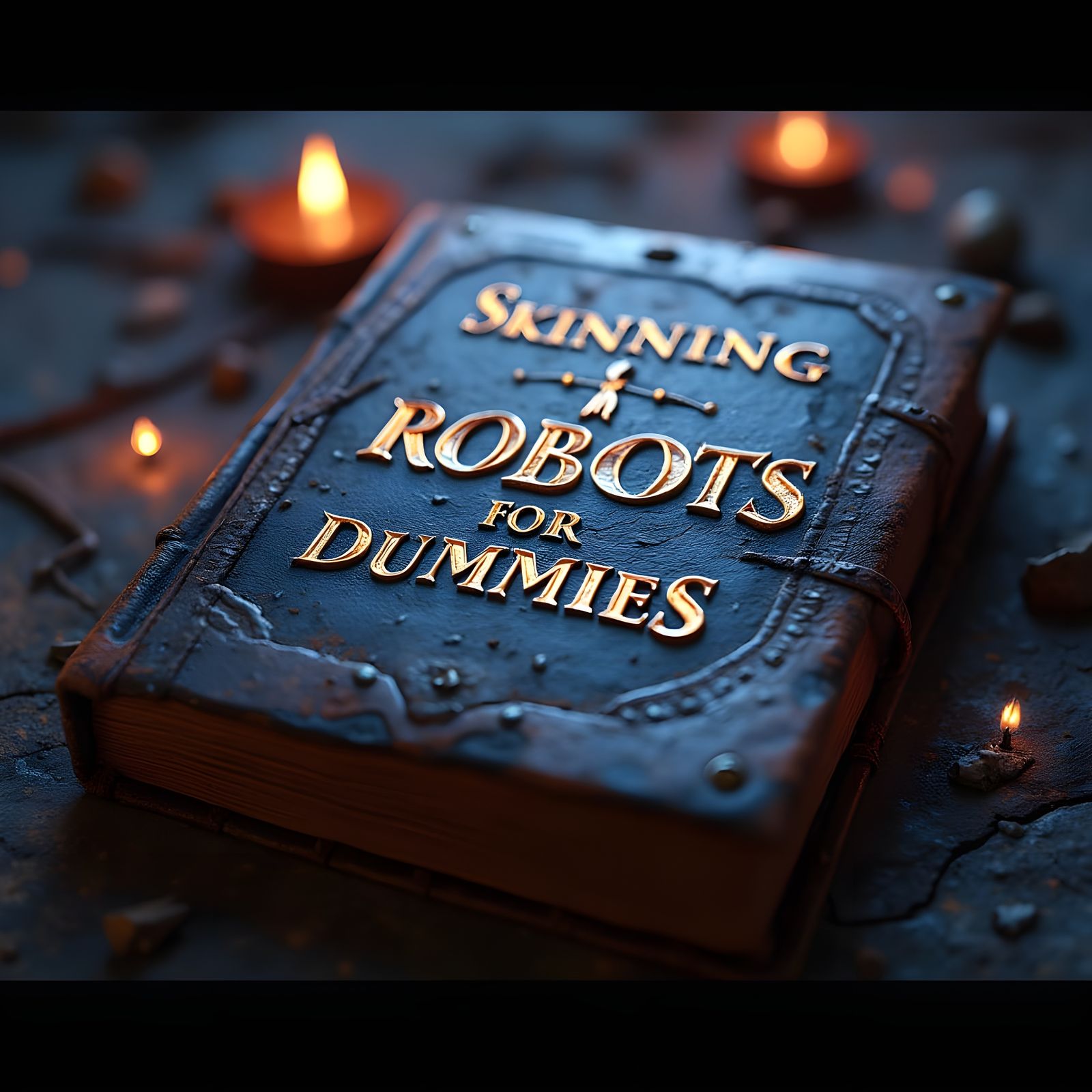 Fantastical Book Cover in Deep Color