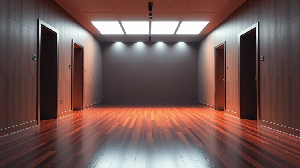 Sleek Modern Television Studio in Ultra-High Definition