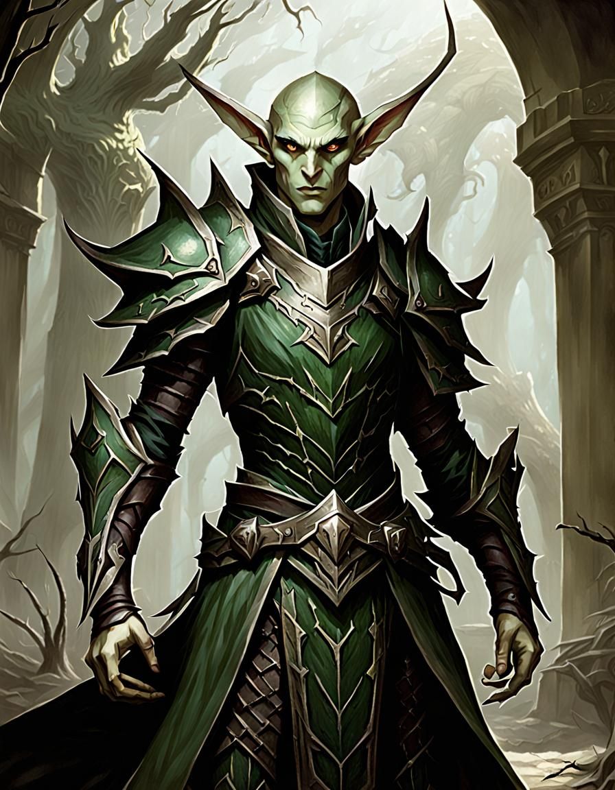 Phyrexian Elf: A Biomechanical Fusion