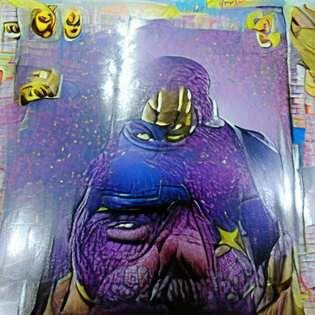 Thanos Infinity Gauntlet Digital Illustration