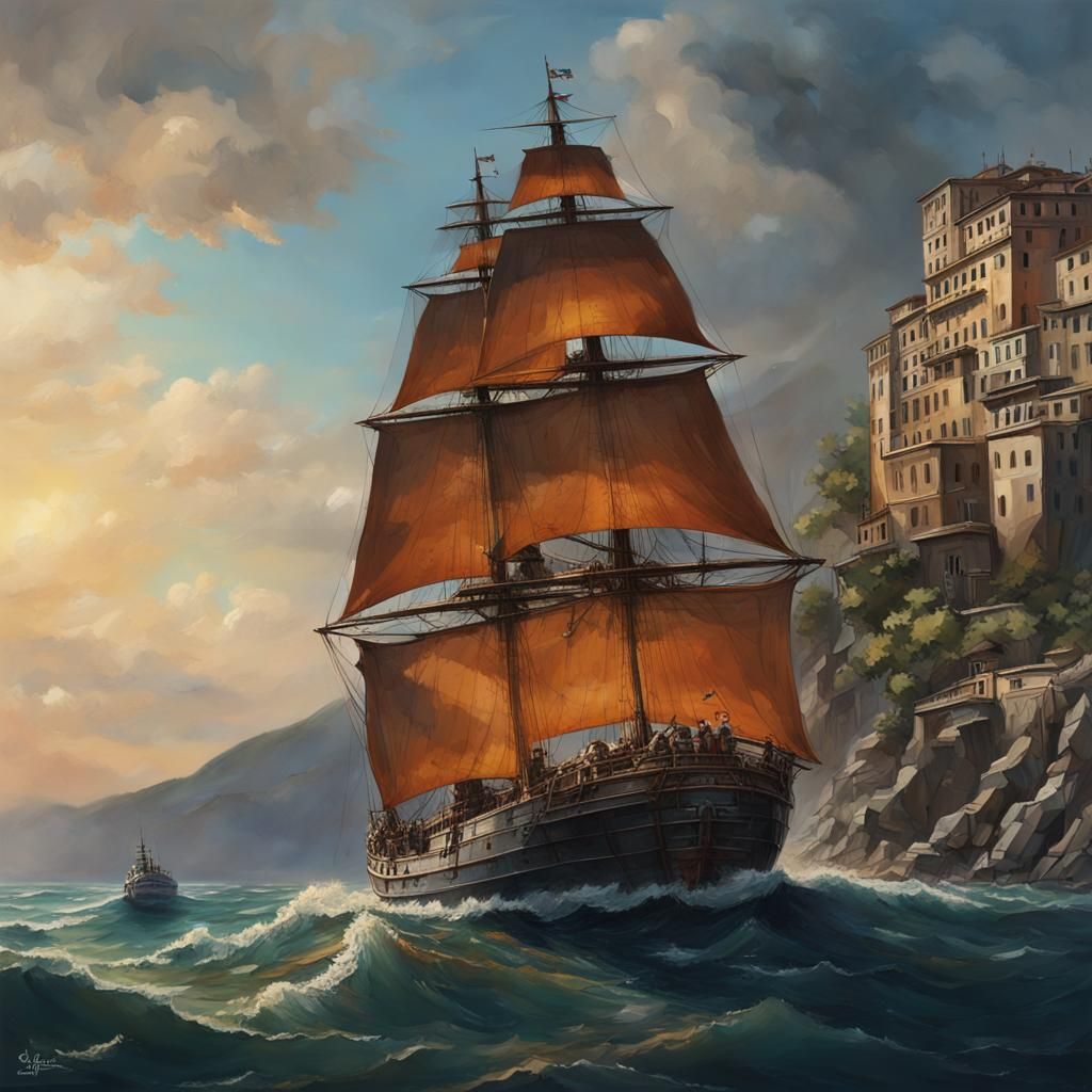 MAS Assaulting Genoa with Basil Leaf Lantern