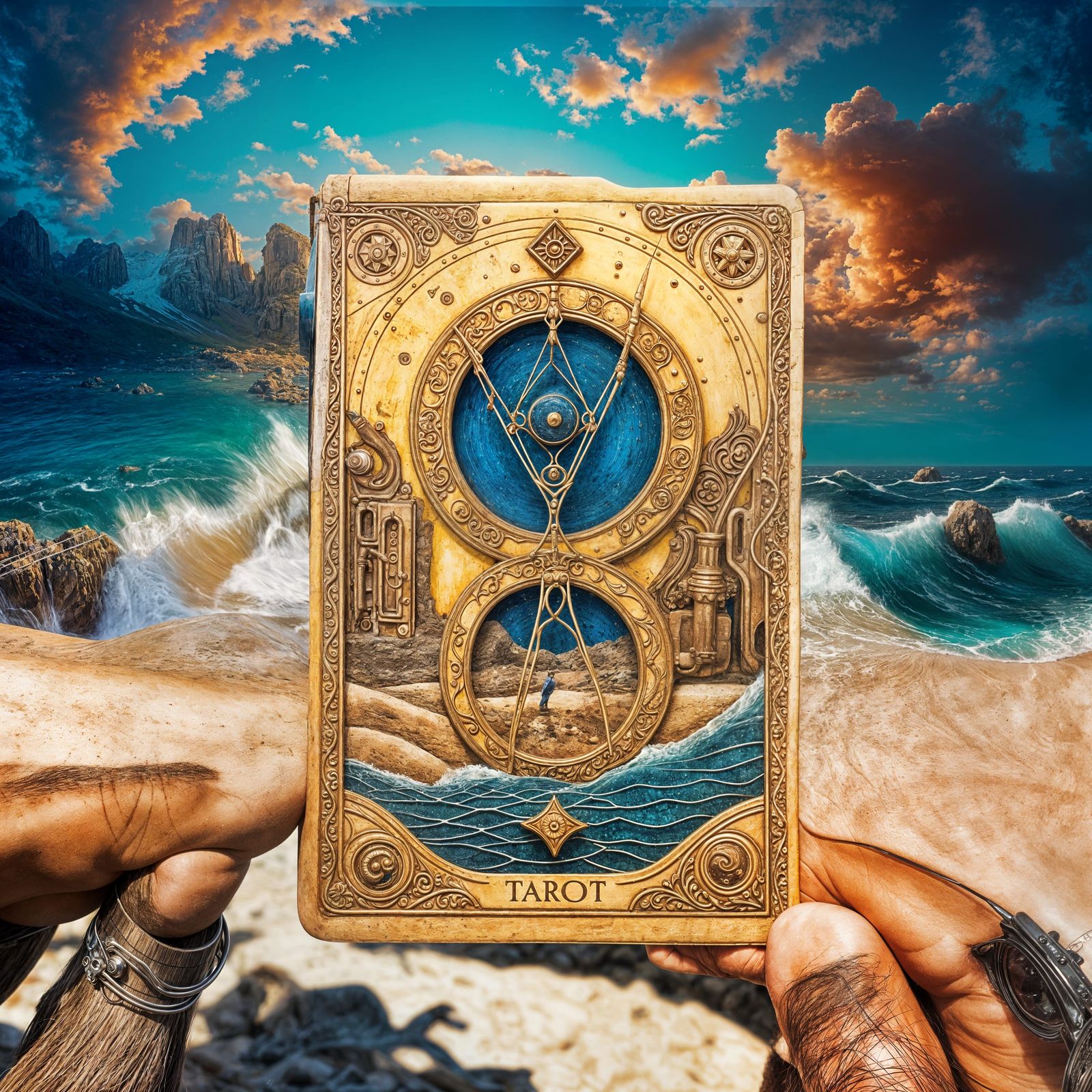 Minimalist Sea and Sky Horizon