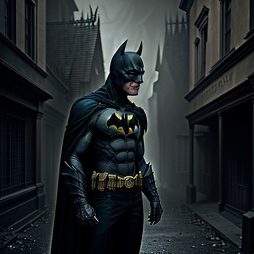 Gothic Batman Shrouded in Dark Academia Moods