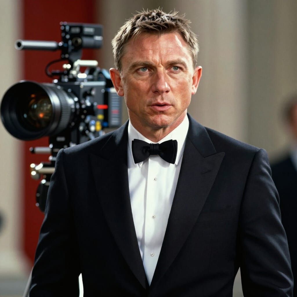 Daniel Craig as James Bond in Casino Royale Film Still