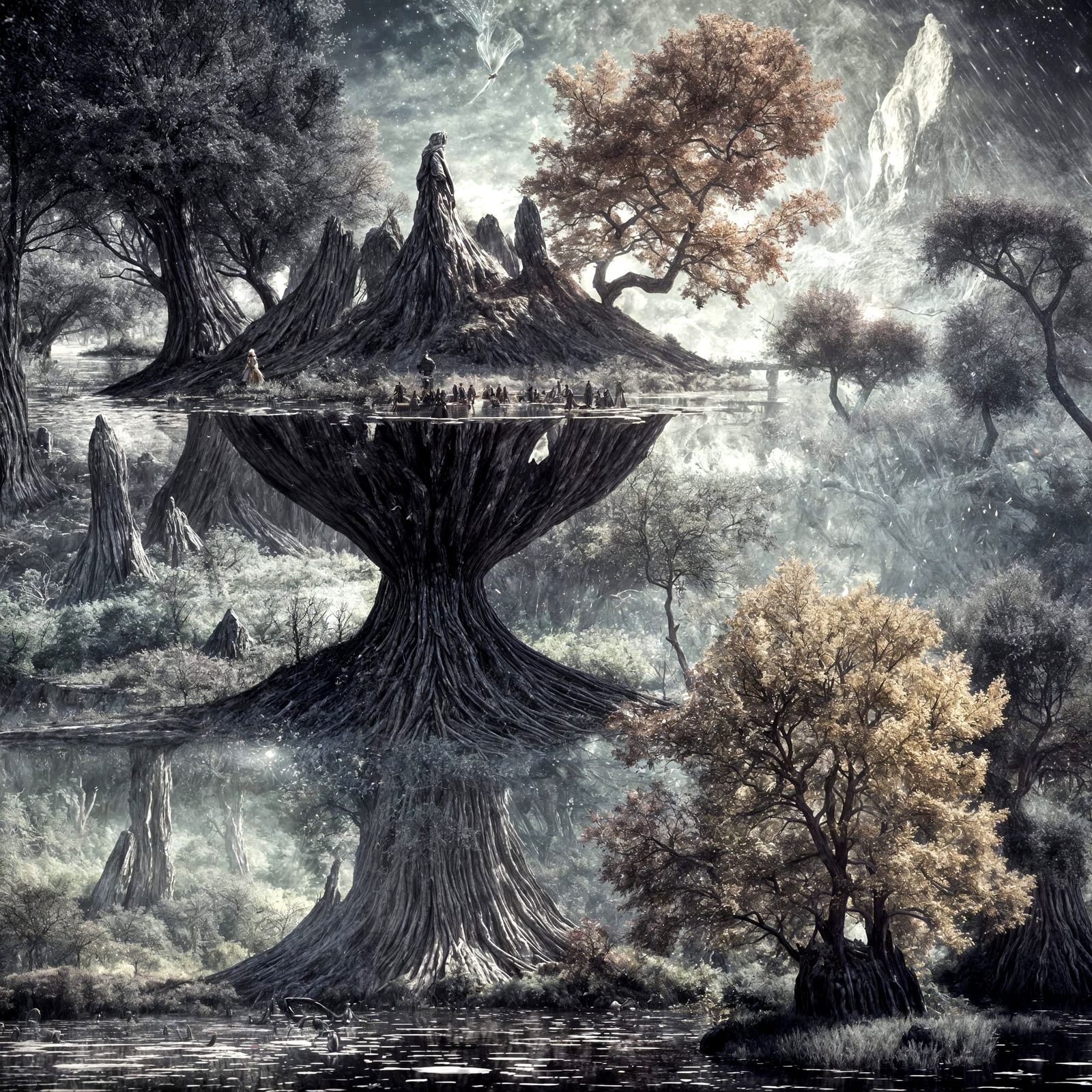 Erupting Pond in Biopunk Style by Jansson