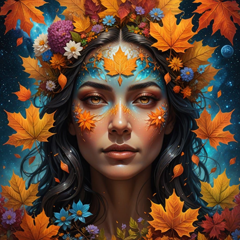 Gaia: Surreal Portrait of the Four Seasons