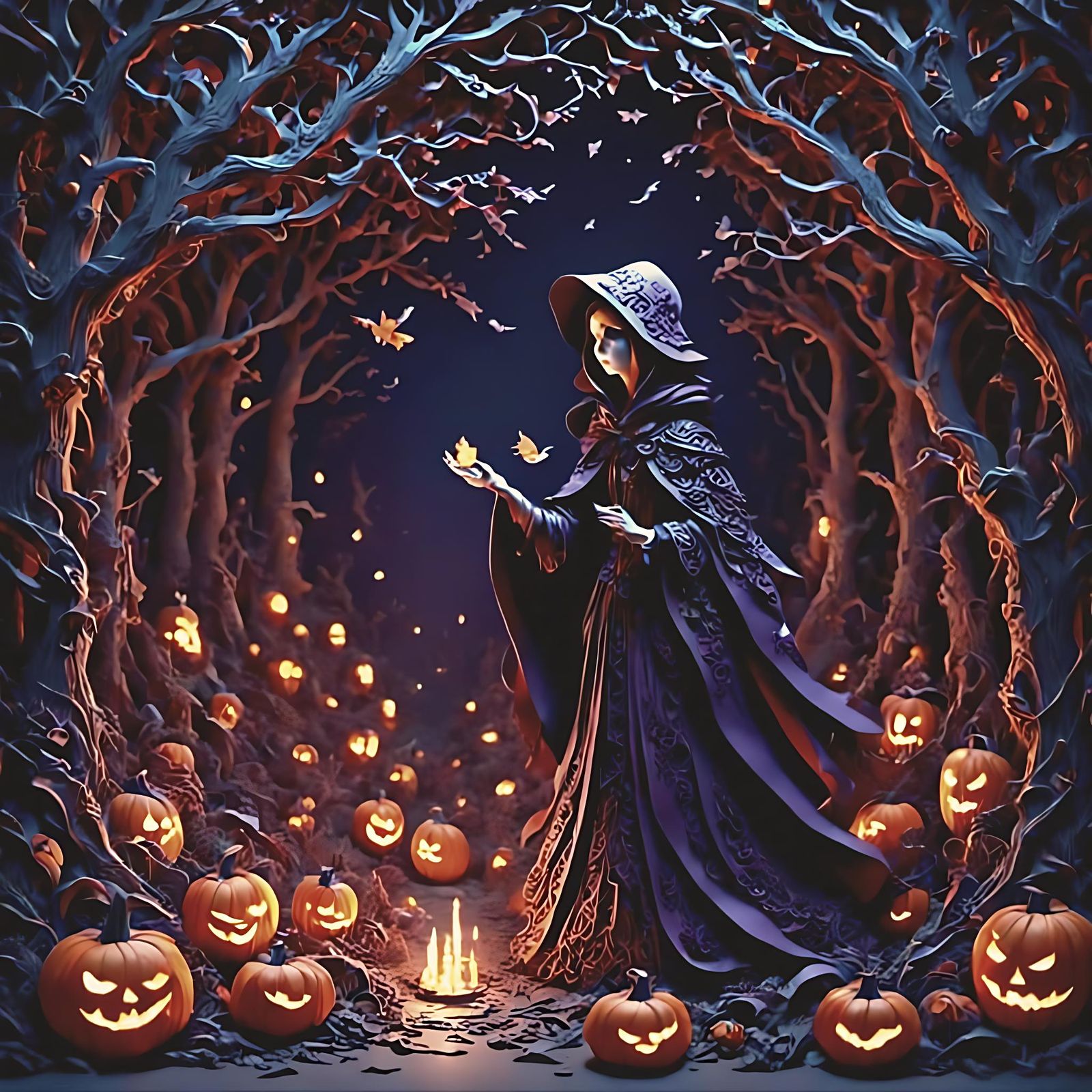By the light of the Jack’o’lantern