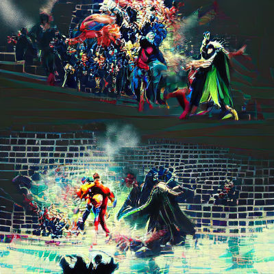 Epic DC vs. Marvel Superhero Battle