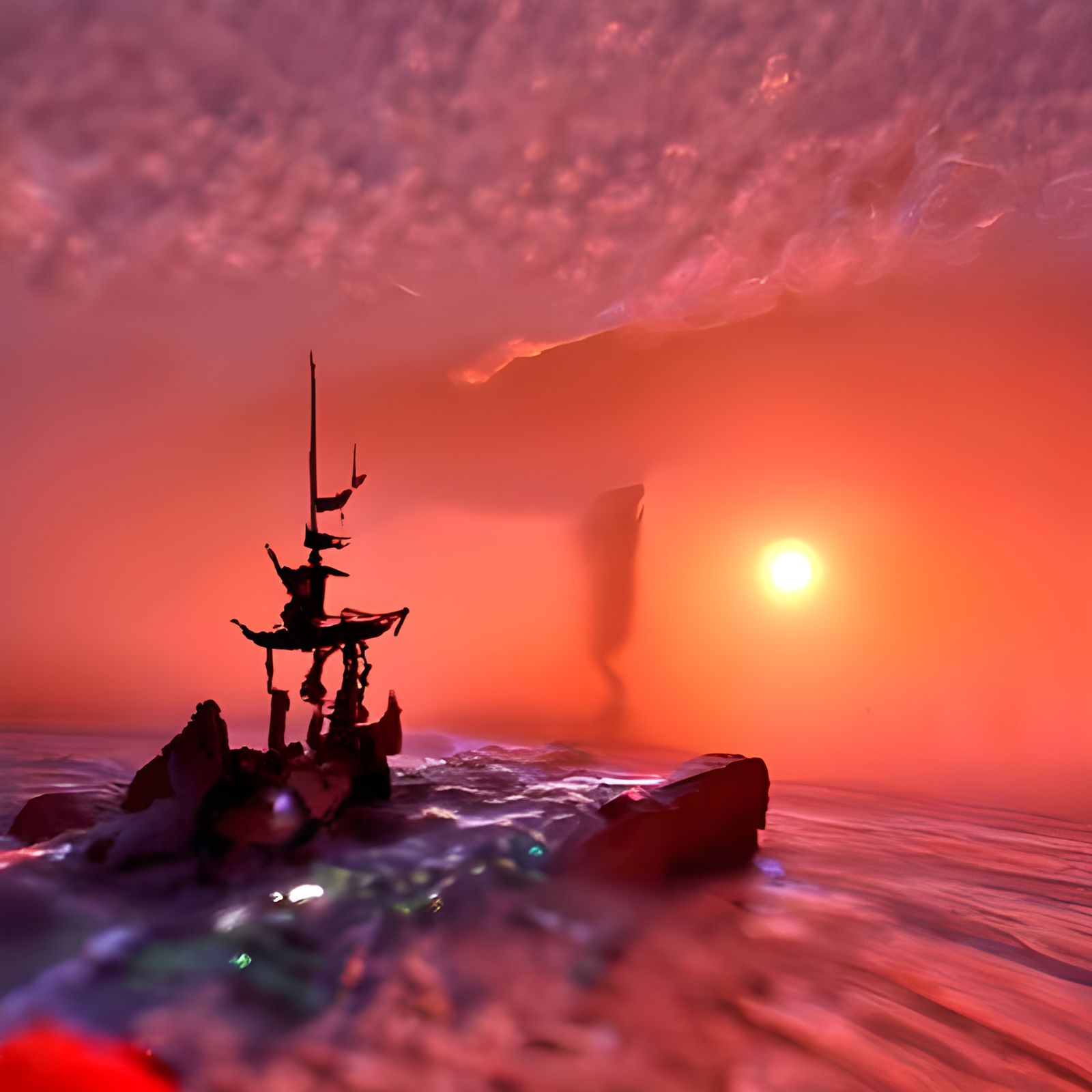 Sailing off into the sunset
