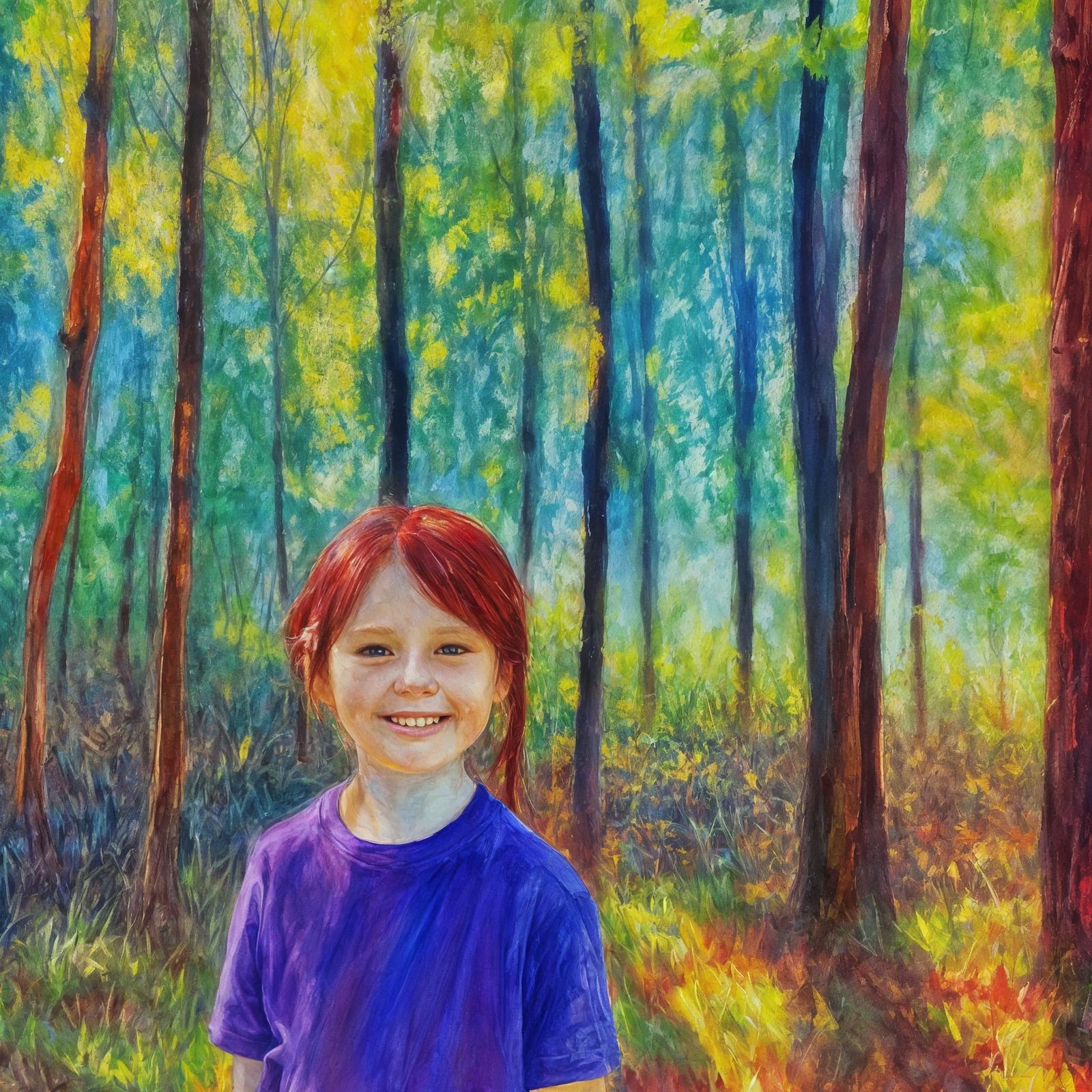 Sunlight and a smiling child