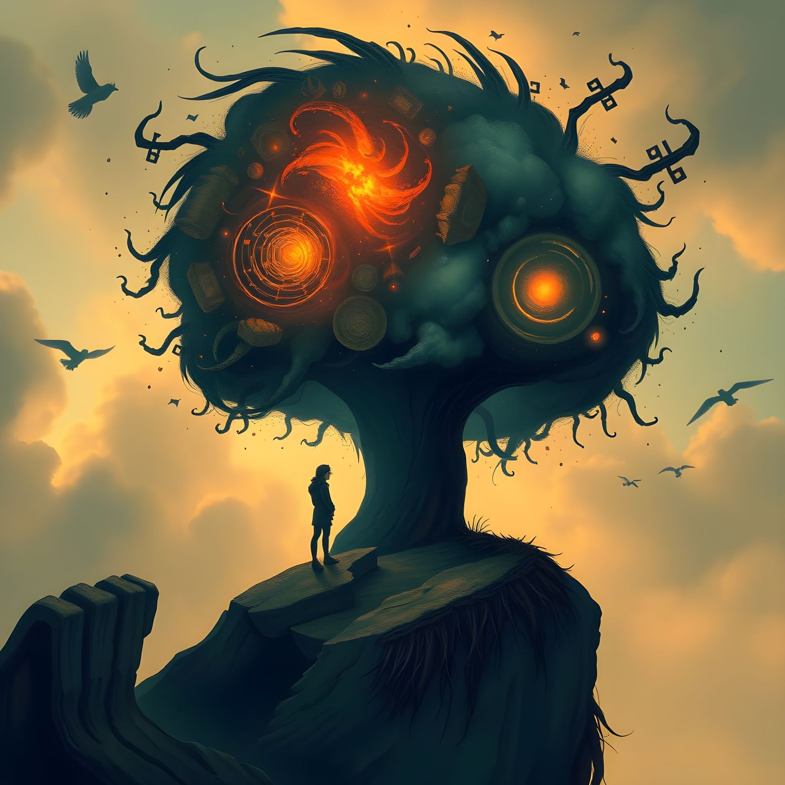 Dreamscapes Unveiled in Vibrant Abstraction